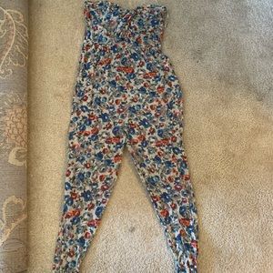 Zara floral jumpsuit